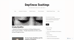 Desktop Screenshot of emptinessteachings.com